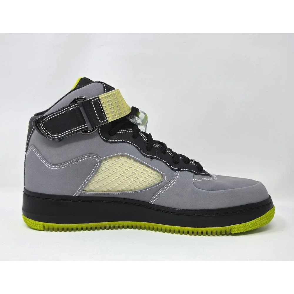 Nike Air Jordan Fushion 5 Stealth Bright Cactus 318608-011 Men's 8.5